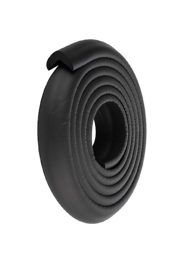 Agubugu Baby - Kauçuk Kenar Koruyucu  - Siyah 2 Mt.