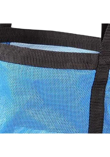 Homyl At Yem Torbası File Nefes Alabilen Güçlendirilmiş Mavi Mavi