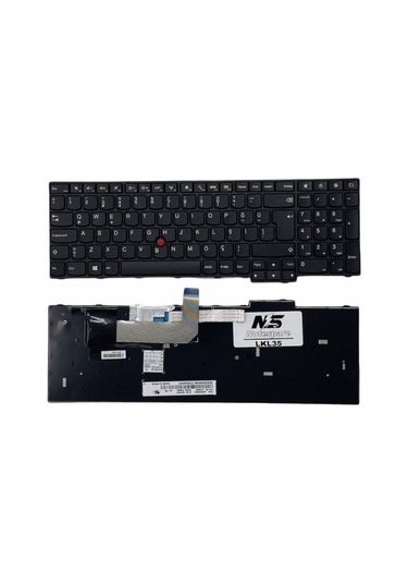 Lenovo İle Uyumlu Thinkpad E560, E560c, E560p, L560, L560c, L570 Notebook Klavye Siyah Tr