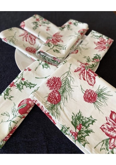 Taç Outlet 6'lı Kumaş Peçete 40x53 CM Çok Renkli