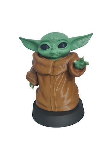 Baby Yoda Grogu Figür Biblo 3d Baskı Özel Üretim