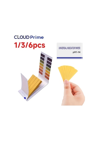 Fochsia 1/3/6'li 0-14 Ph Kağıdı 80 Yaprak Asit Baz Test Seti