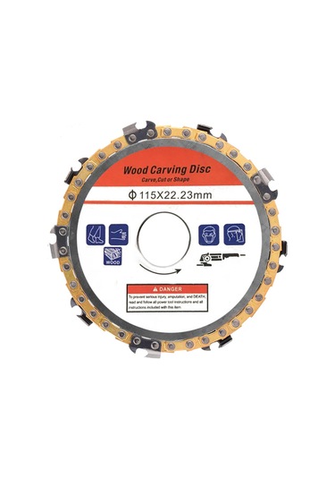Xiyyadms 115mm Çelik Ahşap Kazıma Diski - 8 Dişli, Dayanıklı, Açı Grinder Uyumlu, Kesme Ve Şekillendirme İçin