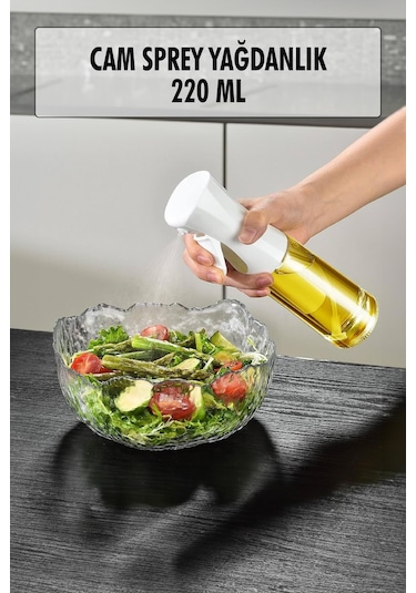 Cam Sprey Yağdanlık Beyaz 220 Ml
