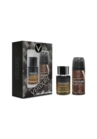 Verdure Sunset Safari Erkek Parfümü EDP 100 ML + Deodorant 150 ML