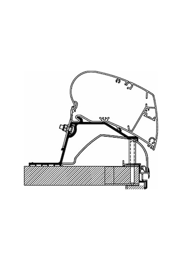 Thule 6300 Adria Tavan Montaj Braketi