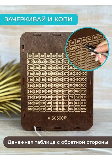 Sm. Yetişkinler İçin Ahşap Para Kumbarası, Yeni Yıl Hediyesi 147605439