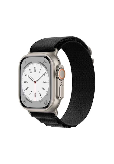 Apple Uyumlu  Watch  10 Serisi 46mm Redclick Krd74 Metal Toka Hasır Kordon