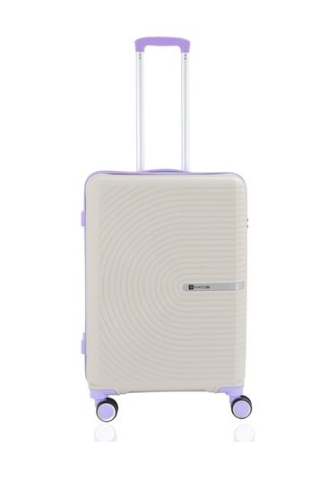 Mçs Polipropilen Valiz V374 65 Cm S21yy100000665 10729 Kemik/lila Kemik - Lila