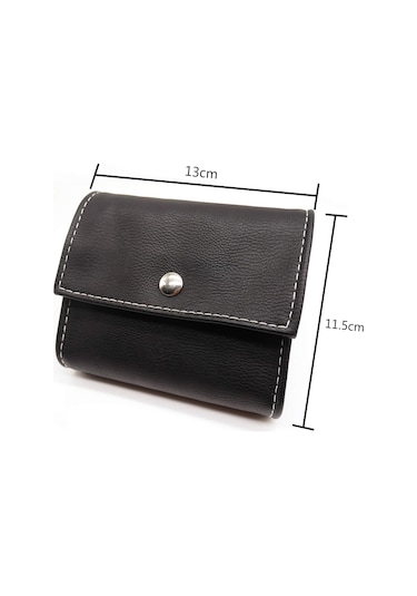 Yaozixa 7 Günlük 28 Bölmeli Plastik İlaç Kutusu - Günlük 4 Kullanıma Uygun Siyah Cüzdan Tipi İlaç Saklama Kutusu Çok Renkli