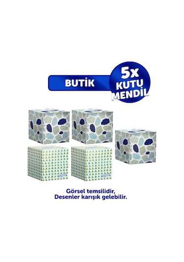 Selpak® Butik Kutu Mendil 5'li