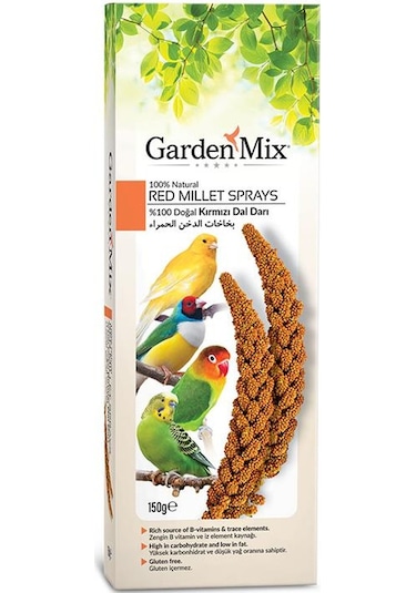Gardenmix Platin Seri Kırmızı Dal Darı
