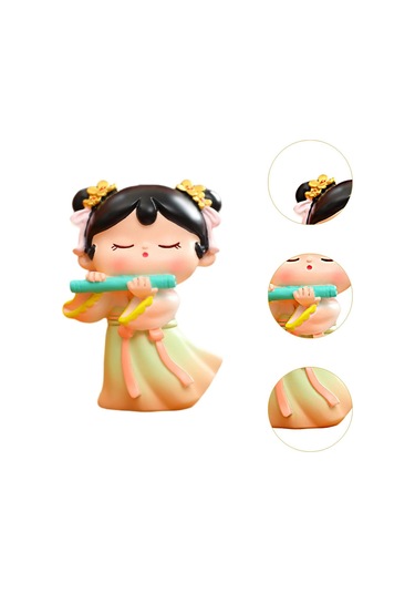 Suntek Çin Tang Kız Heykelcik Koleksiyonu 4,6cmx3,8cmx6,9cm