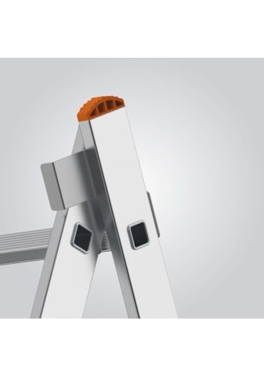 Saraylı Aluminyum Endüstriyel A Tipi Sürgülü Merdiven 2 Kademeli 2x13 Basamaklı