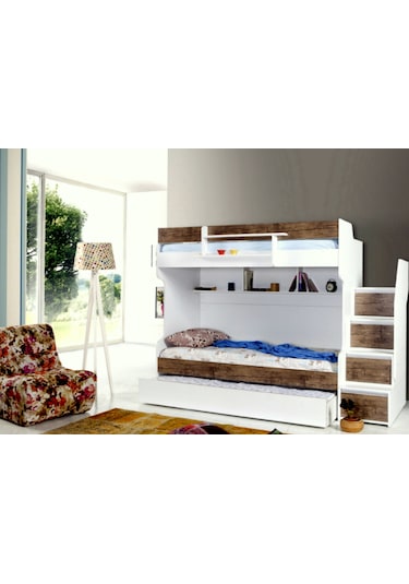 Setaymobilya Ranza, Ceviz Ranza, Cesur Ceviz Ranza, 3 Lü Merdivenli Ranza