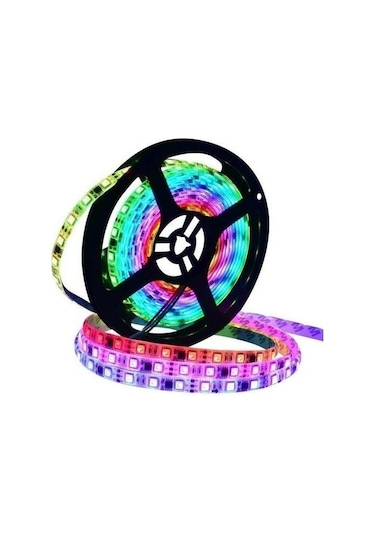 Ws2811 Rgb Magic Şerit Led Ip20 Metrede 60 Led 5mt/paket Alles