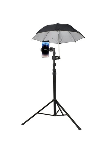 Tongxida 50cm Kamera Şemsiye, Ayarlanabilir Telefon Şemsiyesi Klipsli Güneşlik