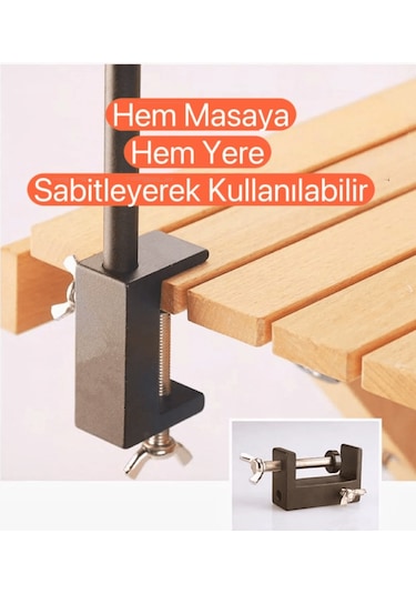 Shufa Katlanabilir Kamp Lamba Askısı Siyah