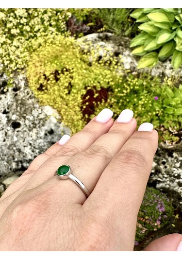 Elana Doğal Kristoprazlı Yüzük 151024255 Yeşil