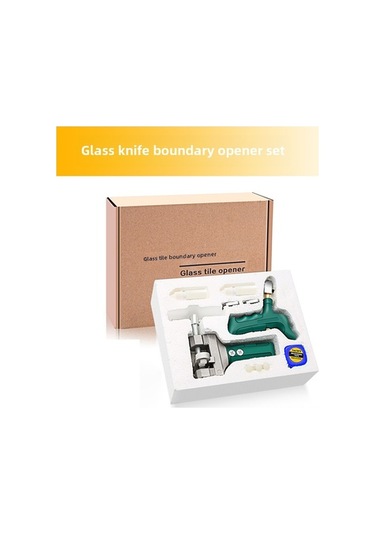 Besthome1 El Tutulu Çini Cam Kesici, Çiftli Ayrılmış, Dayanıklı Malzeme, Hassas Kesim, Tam Set