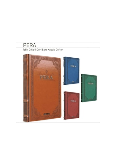 Gıpta Pera 13x21 120 Yaprak Deri Kapak Ciltli Defter Düz 2068