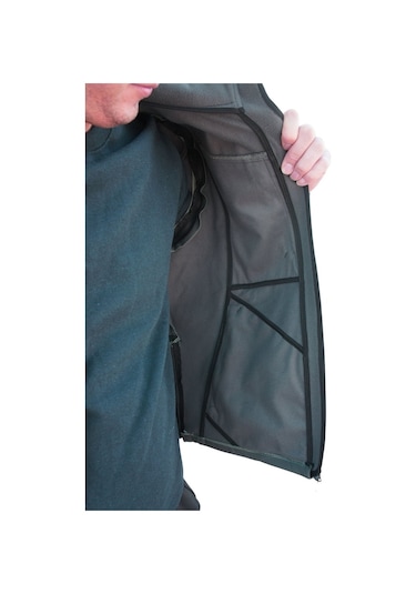 Uniprom Taktikal Softshell Mont Kollar Ve Kapşon Çıkabilir Erkek-Haki