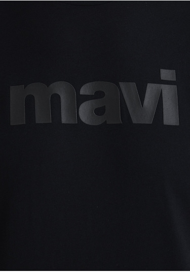 Mavi - Mavi Logo Baskılı Siyah Tişört 065199-900-Siyah