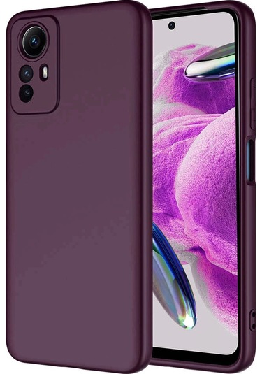 Xiaomi Redmi Note 12s Kılıf Zore Mara Lansman Kapak Koyu Mor