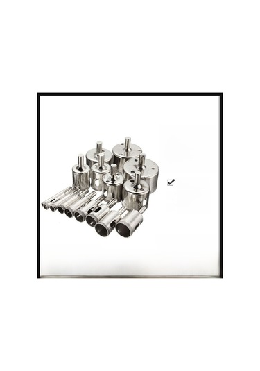 Shineyee 16 Parça Elmaslı Matkap Ucu Seti 6-50mm : Mermer, Seramik, Cam Delme Ve Boncuk Yuvarlama Aracı - Tam Dolu Delme Çözümü