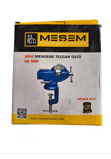 Meşem Mini Mengene Tezgah Üstü 60mm