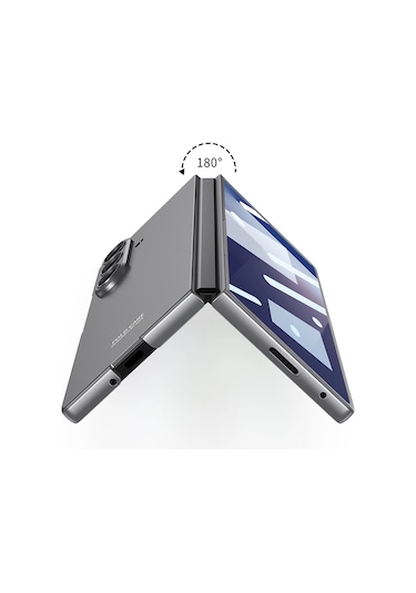 Samsung Uyumlu Galaxy Z Fold 7 Kılıf Zore Sert Kıpta Kapak Çok Renkli
