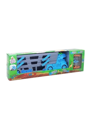 King Toys Dinazor Arabalı Yarış Pisti Tır Mavi Eng-182