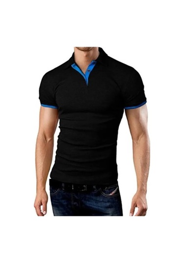 Mrmt 2025 Erkek T-shirt Kısa Kollu Rahat Yaka Düz Renkmavi Mavi