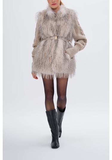 Valmenti Kadın Tekstil Bej Mont 616 5213 Bn Pls Mont Sk24/25 Bej Bej