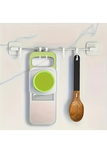 Fochsia Yeşil 12 Parça Çok Amaçlı Sebze Dilimleyici Ve Rende Seti yeşil