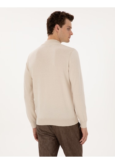 Pierre Cardin Erkek Krem Kazak /triko 50317520-vr071 Krem