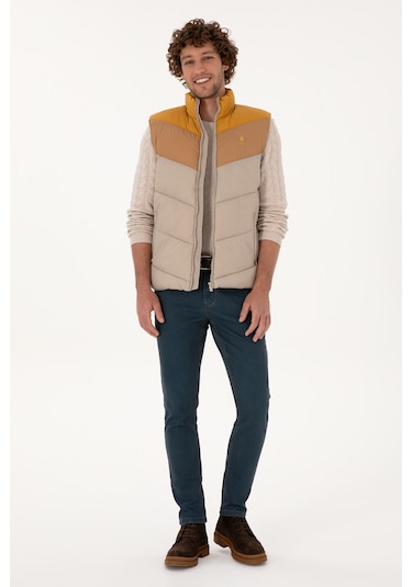 U.s. Polo Assn. Erkek Camel Yelek Dokuma 50311644-vr015 Camel