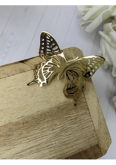 Re Chic Sh Broş "kelebek Etkisi" 183705791 Altın Rengi
