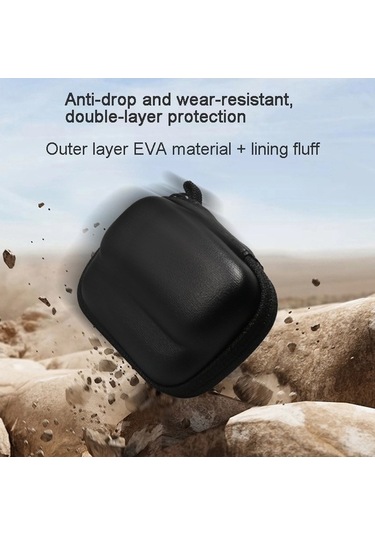 Ebitda Insta360 Go 3 Mini Kamera Çantası - Karabinalı Siyah, Taşınabilir Saklama Çok Renkli