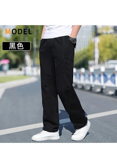 Gqxaon Erkek Kargo Pantolon - Pamuk Siyah İş Pantolonu - Rahat Yaz Tırmanma Joggers Lavanta