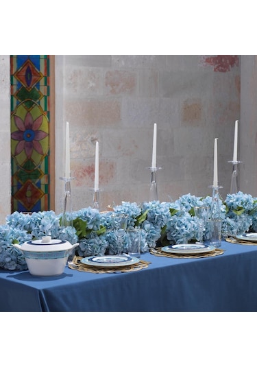 Schafer Tılsım Sapphire Yemek Takımı 60 Parça-turkuaz