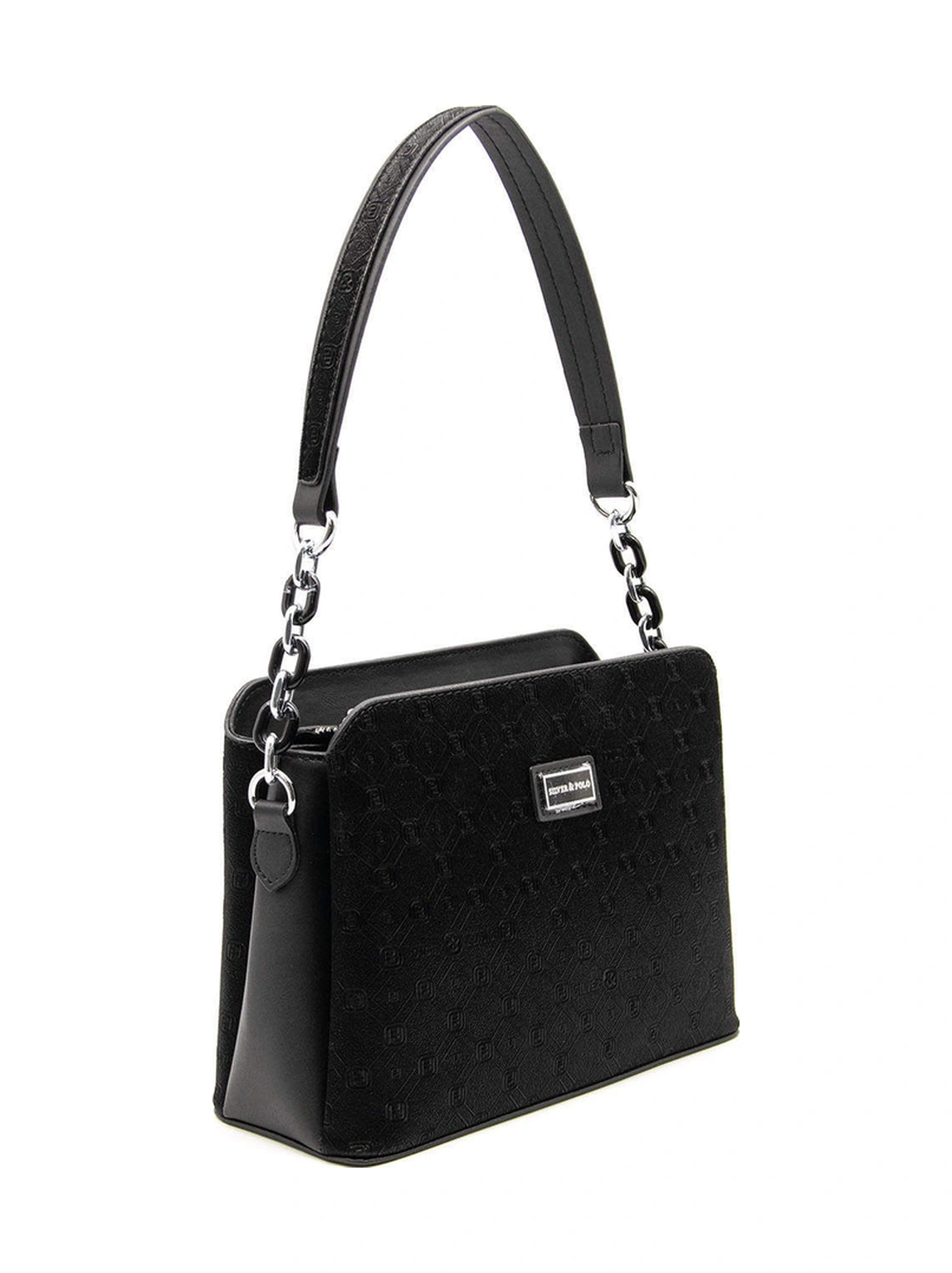 Silver Polo Kadın Omuz Çanta 937 Siyah