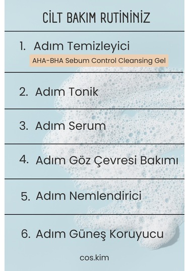 Aha & Bha Içeren Sebum Dengeleyici Gözenek Arındırıcı Temizleme Jeli 200 Ml Karma - Yağlı Ciltler