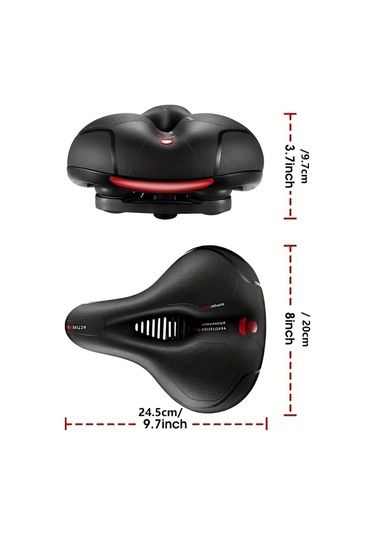 Motion003 1 Adet Uniseks Hafıza Köpük Bisiklet Koltuk Minderi Siyah Çift Şok Emici Top Su Geçirmez Geniş Uyumlu Erkekler Ve Kadınlar İçin Bisiklet Aksesuarları Siyah Motion003 1 Adet Uniseks Hafıza Köpük Bisiklet Koltuk Minderi Siyah Çift Şok Emici Top Su Geçirmez Geniş Uyumlu Erkekler Ve Kadınlar İçin Bisiklet Aksesuarları Siyah