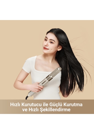 Dreame Air Style RLS3L 5 in 1 Gold Titanium Saç Şekillendirme Seti