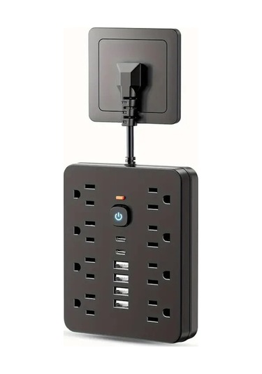 Yulong Lemestar "14'lu Çoklu Şarjlı Güç Panosu: 8 Priz, 4 Usb Ve