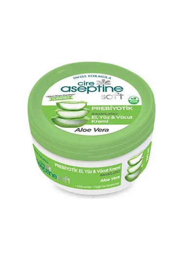 Cire Aseptine Soft Aloe Vera Özlü Yatıştırıcı Besleyici Prebiyotikli Krem 100 Ml