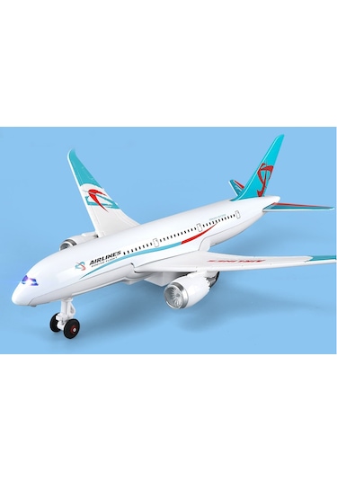 Diecast Boeing 787 Yolcu Uçağı 1:120 Ölçek Yeşil