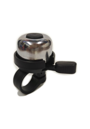 Sarissa Çocuk Bisikleti Zil 1. Kalite Plastik Gövde Metal Çan Siyah Gümüş Gümüş - Siyah