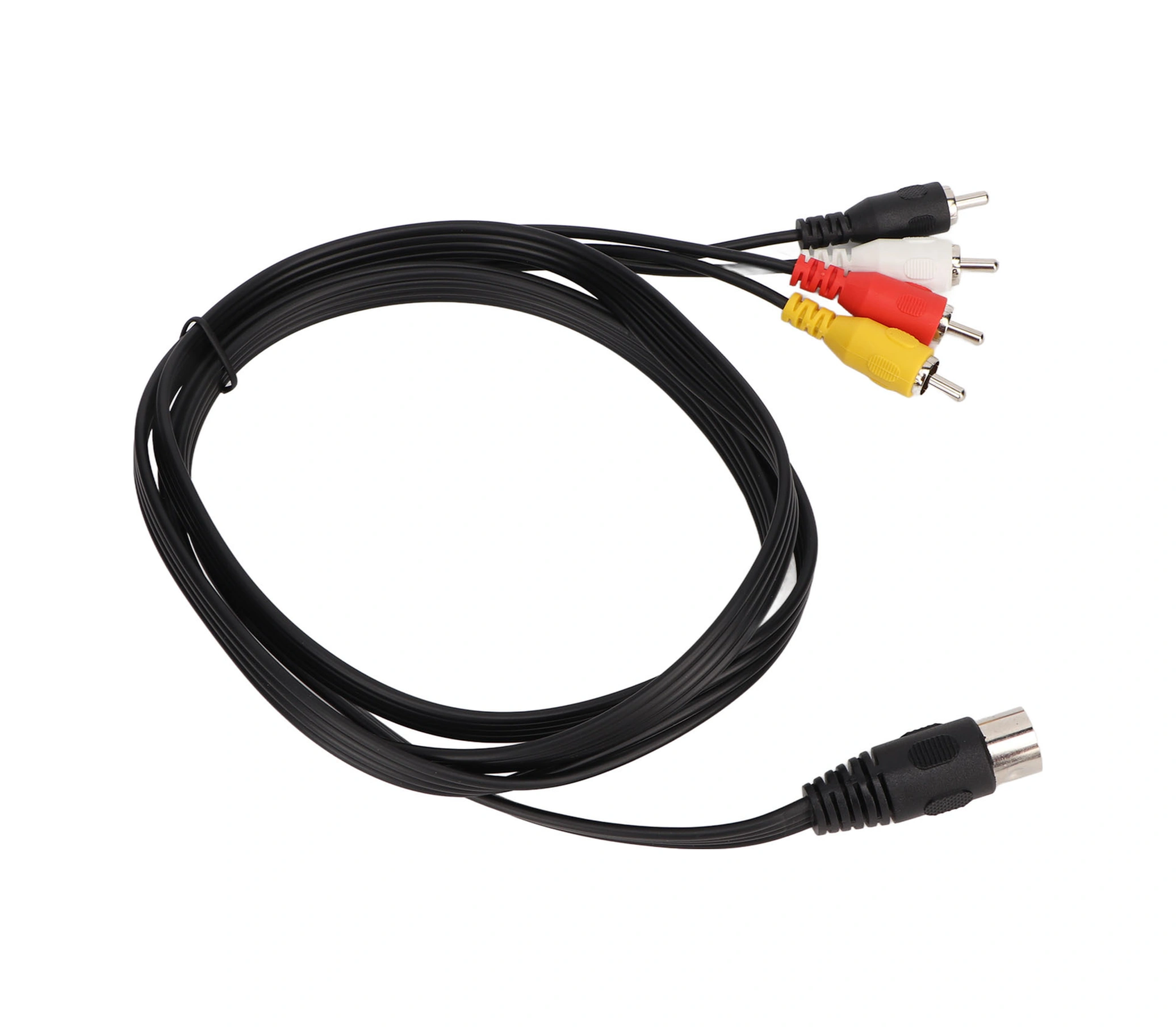 Shineyee 1.5m Saf Bakır Çekirdekli Din 5pin Erkekden 4rca Erkeğe Ses Kablosu - Pvc Kaplama, Çift Koruma, Plug & Play